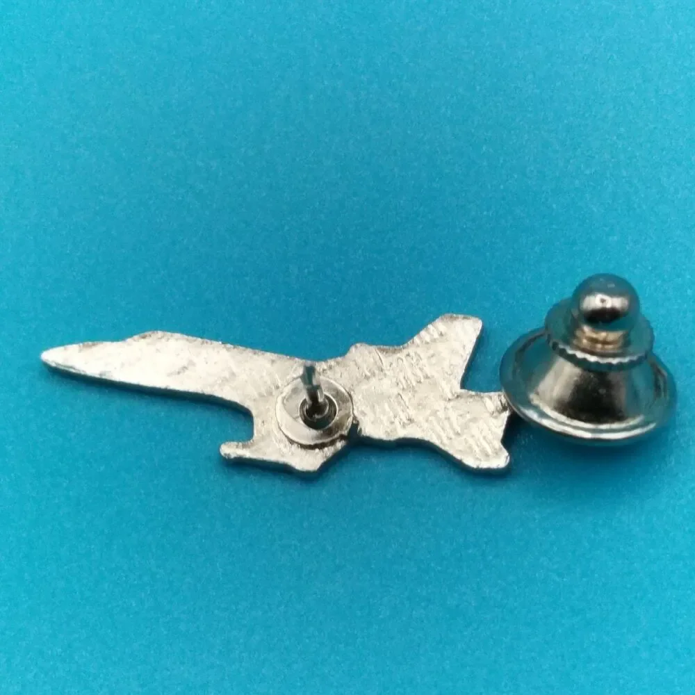 Fighter Jet Aircraft Lapel Pin E3 1.25